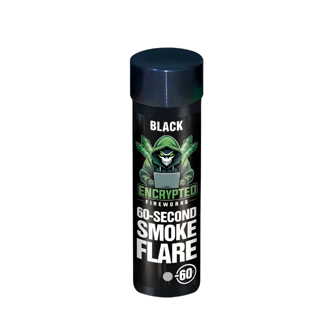 Black Smoke Flare 60 Seconds By Encrypted Fireworks