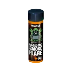 Orange Smoke Flare 60 Seconds By Encrypted Fireworks