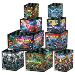 Blackout By Encrypted Fireworks 9 Barrage Pack Contents