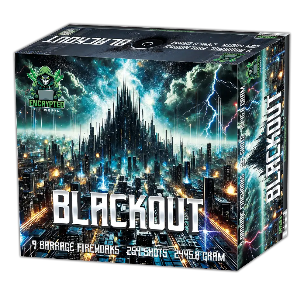 Blackout By Encrypted Fireworks 9 Barrage Pack