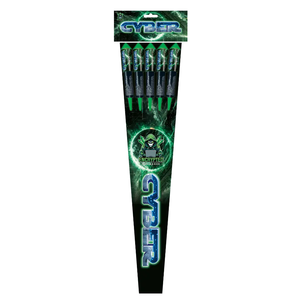 Cyber Rockets By Encrypted Fireworks