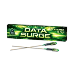 Data Surge Rockets By Encrypted Fireworks
