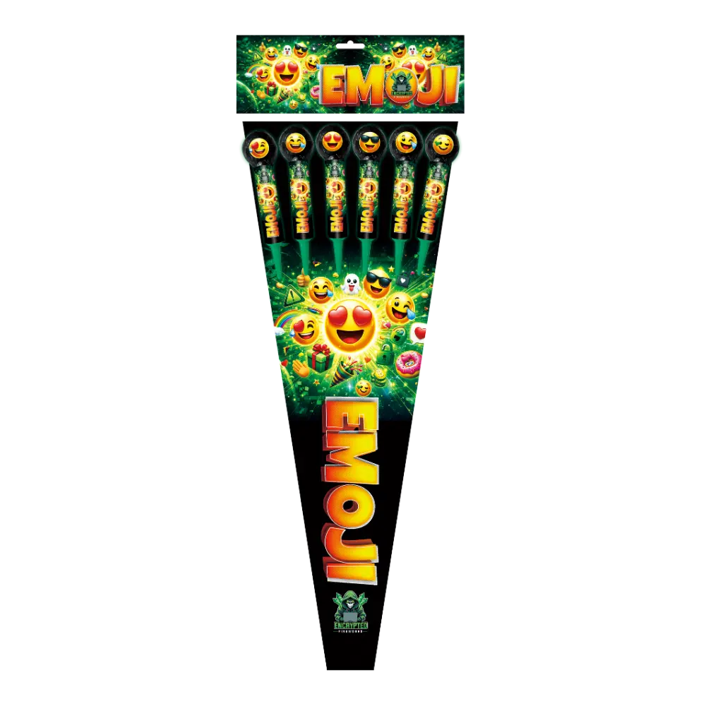 Emoji Rockets By Encrypted Fireworks