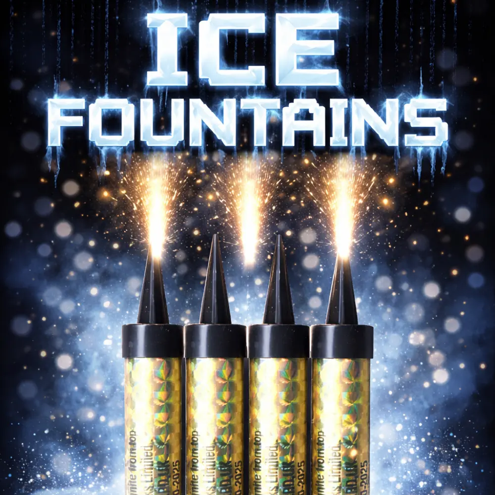 Ice Fountains & Cold Spark Effects | Encrypted Fireworks