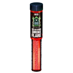 Red Handheld Smoke Flare 90 Seconds By Encrypted Fireworks